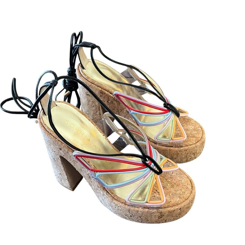 Sophia Webster  Havanna Butterfly Ankle Wrap Platform Sandals NEW EU 36/US 6 - Picture 5 of 13